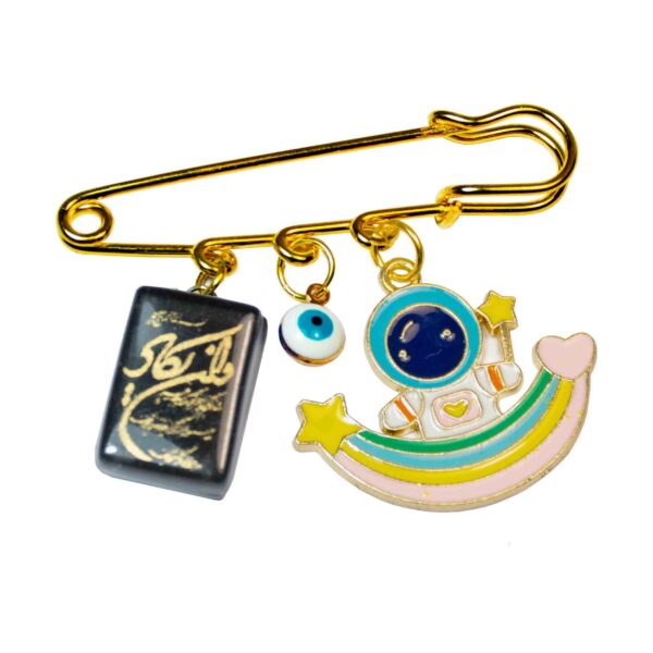 Islamische Neugeborenen-Sicherheitsnadel-Brosche Astronaut