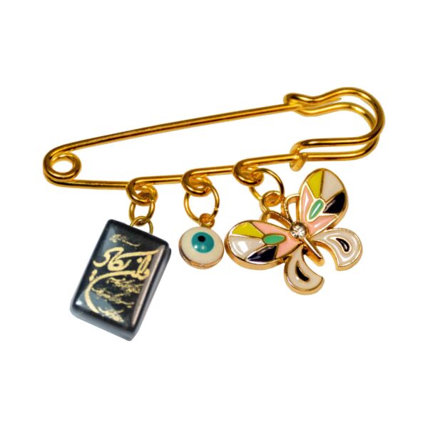 Islamische Neugeborenen-Sicherheitsnadel-Brosche Schmetterling