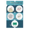 Islamischer Ansteckbutton-Set für schiitische Muslime - Husayn ibn Ali Muharram-Button