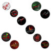 Islamischer Ansteckbutton-Set für schiitische Muslime - Imam Hussain Muharram-Button