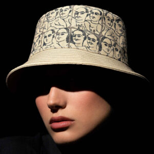 Künstlerisch gestalteter Bucket Hat – Modell Abshoran