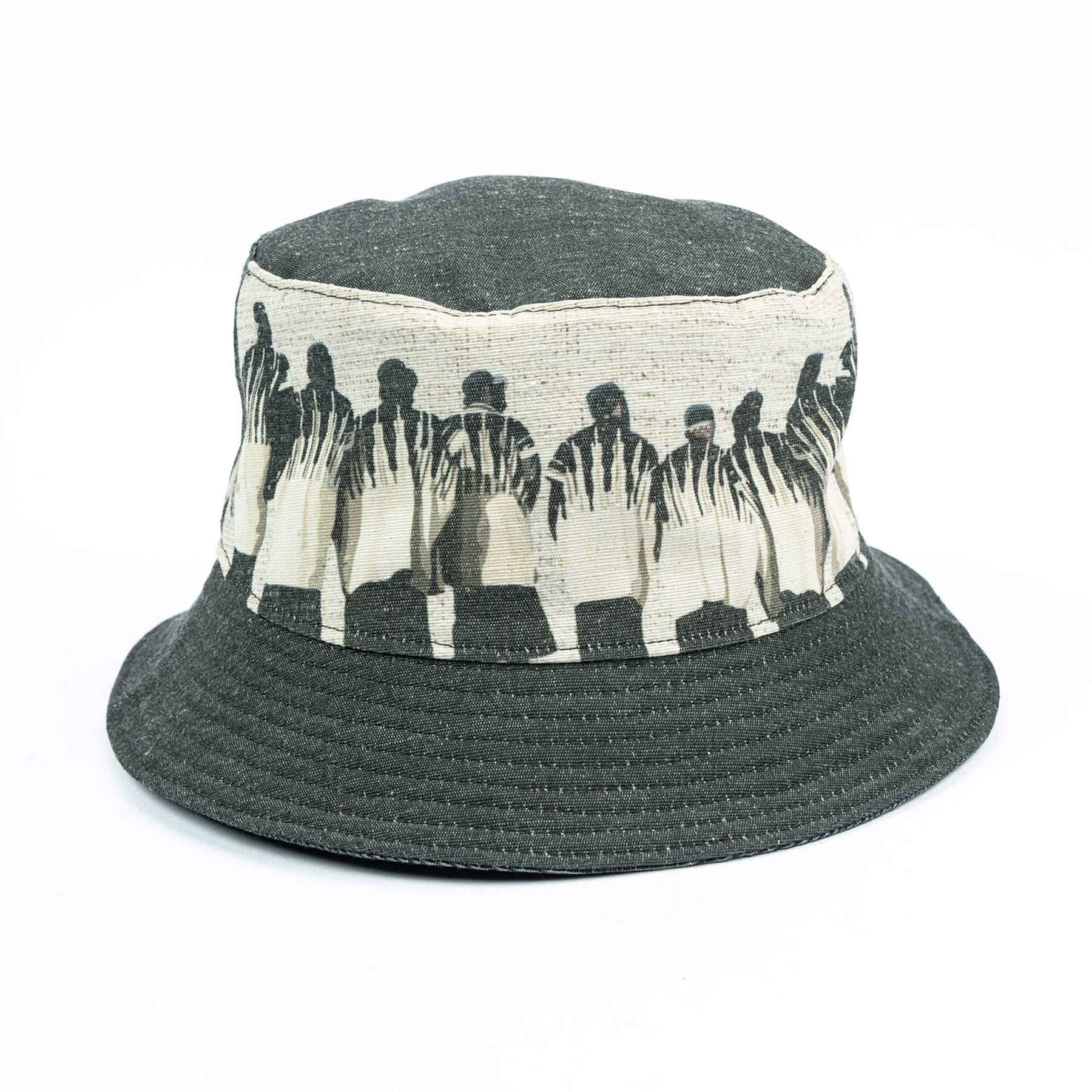 Künstlerisch gestalteter Bucket Hat - Modell Chogha