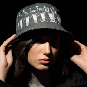 Künstlerisch gestalteter Bucket Hat – Modell Nava