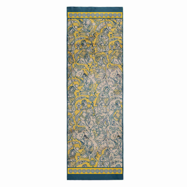 Persischer Bedruckter Schal für Frauen Künstlerisch Modell Navazandegan