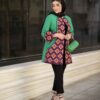 Persischer Bestickter Manto Modell Chista