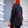 Persisches besticktes Manto & Hosen-Set Modell Delbar