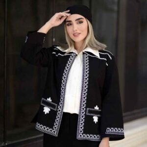 Persisches besticktes Manto & Hosen-Set Modell Helena