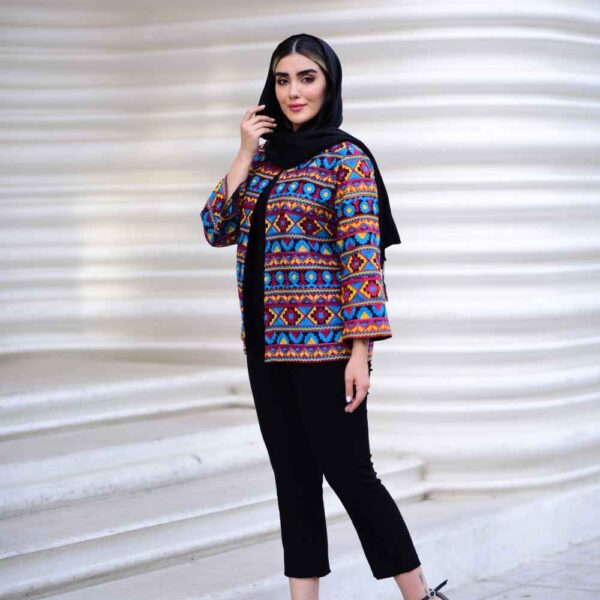 Persisches besticktes Manto & Hosen-Set Modell Taraneh