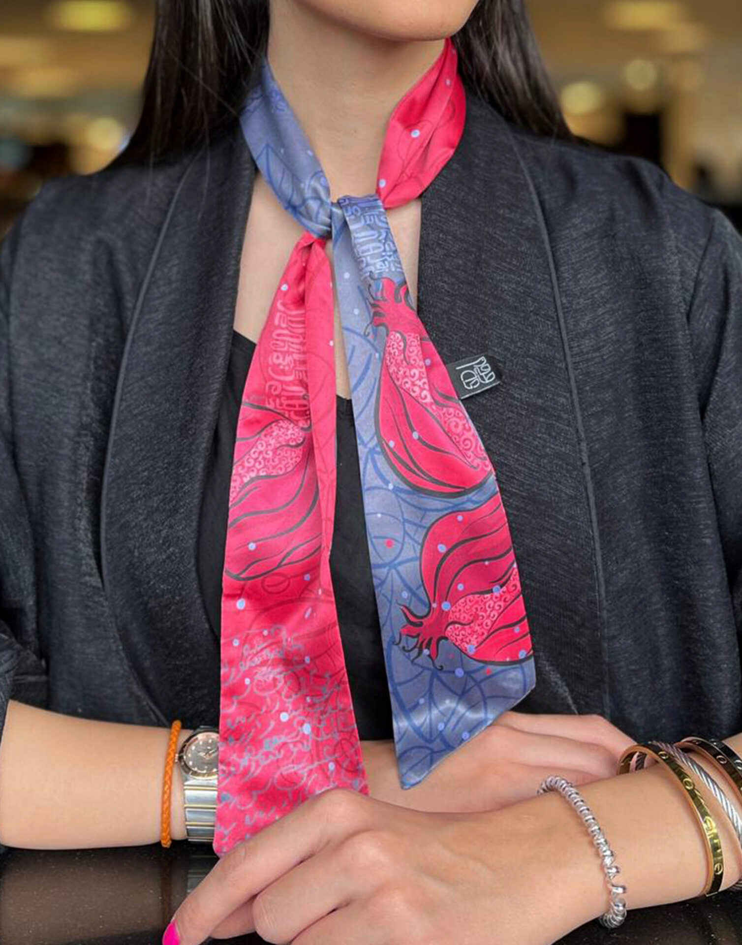 Persischer Hals-Schal für Frauen – Luxuriös und Lebhaft Anar