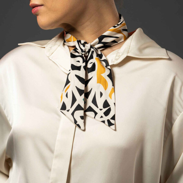 Persischer Seiden-Hals-Schal für Frauen - Luxuriös und Lebhaft Quadrat Khial