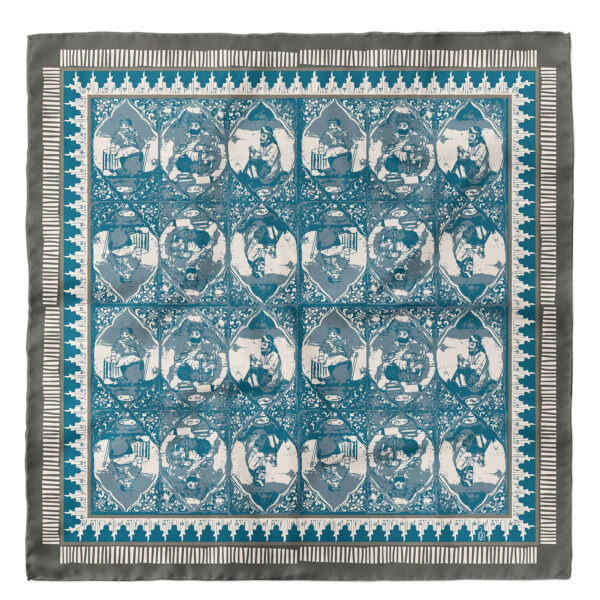 Persischer Schal für Damen – Luxus und Lebendiges Motiv Hamam Golzar