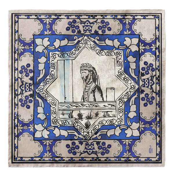 Persischer Schal für Damen – Luxus und Lebendiges Motiv Moaven