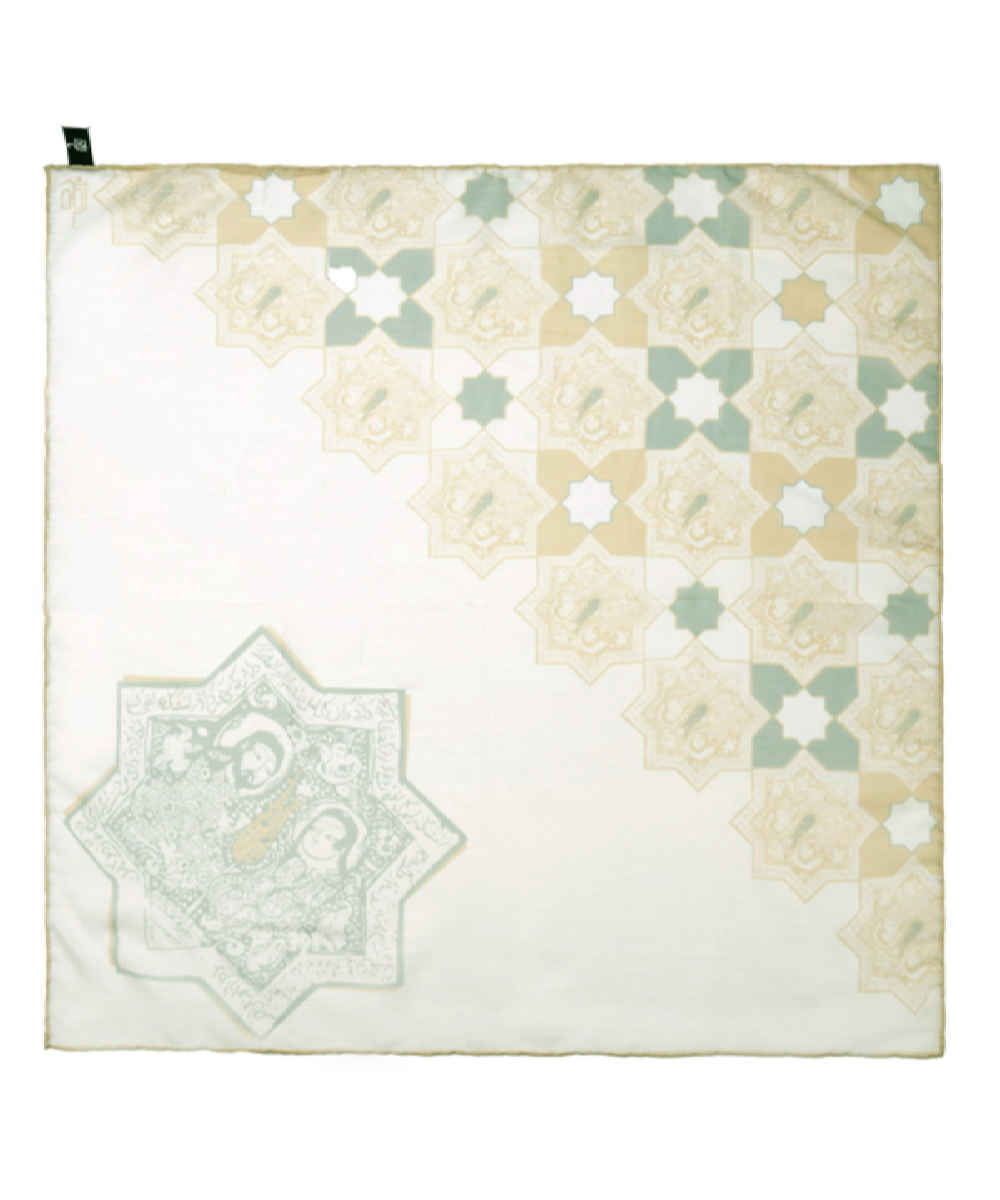 Persischer Schal für Damen – Luxus und Lebendiges Motiv Sabooh