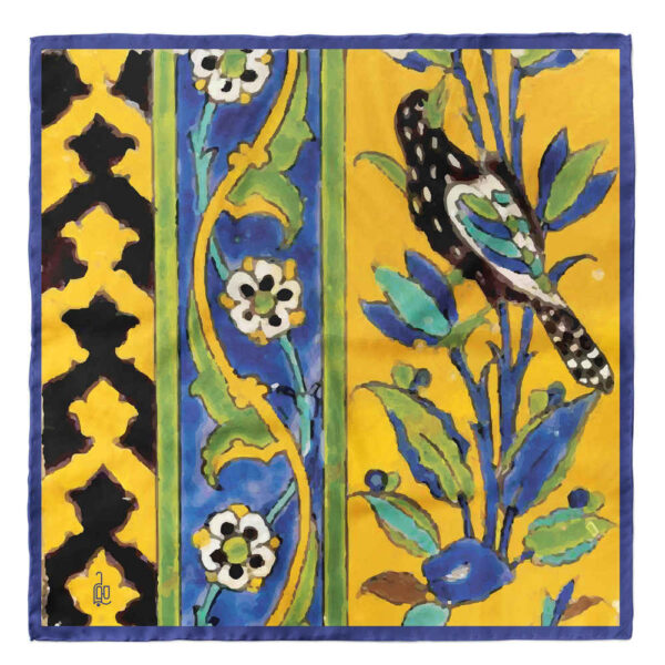 Persischer Schal für Damen – Luxus und Lebendiges Motiv Zaagh