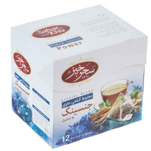 Saharkhiz Kräutertee-Mischung: Ginseng & Ingwer (5 Packungen)