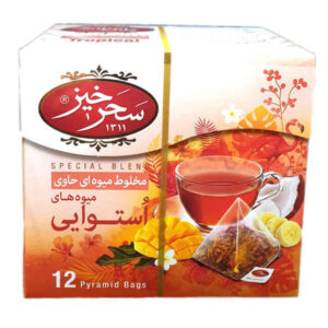 Saharkhiz Kräutertee-Mischung: Tropische Früchte (5 Packungen)