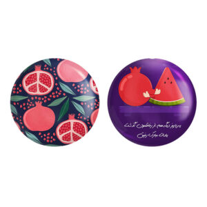 Persisches Set aus 2 Ansteckbuttons – Chelleh Nacht