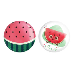 Persisches Set aus 2 Ansteckbuttons – Chellah Nacht