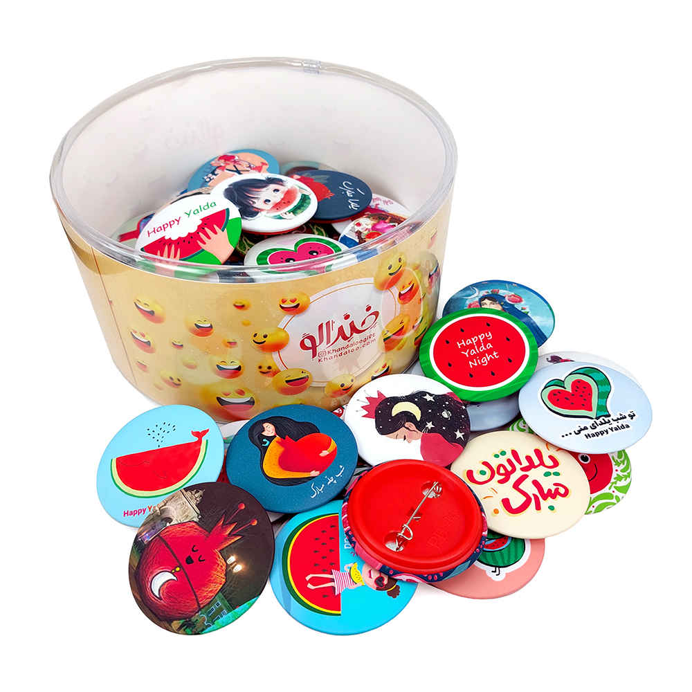 Persisches Set aus 49 Ansteckbuttons – Shab-e Chelle