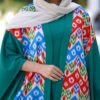 Stilvolle Schmetterlings-Abaya für Frauen – Weiches Kreppgewebe