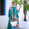 Stilvolle Schmetterlings-Abaya für Frauen – Weiches Kreppgewebe