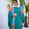 Stilvolle Schmetterlings-Abaya für Frauen – Weiches Kreppgewebe