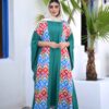 Stilvolle Schmetterlings-Abaya für Frauen – Weiches Kreppgewebe