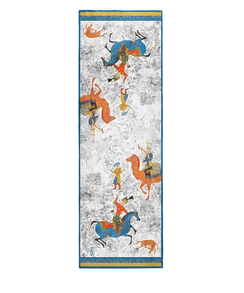 Persischer Bedruckter Schal für Frauen Künstlerisch & Leicht Bahram