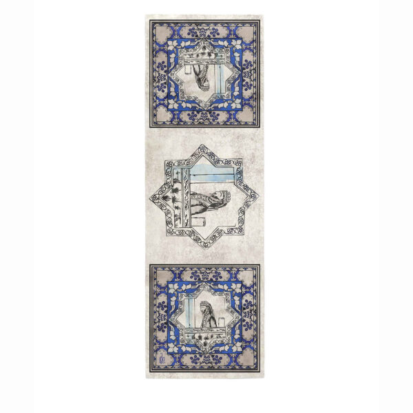 Persischer Bedruckter Schal für Frauen Künstlerisch Modell Moaven