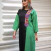 Damen Langarm Leinenkleid Geeignet für Outdoor Modell Maral