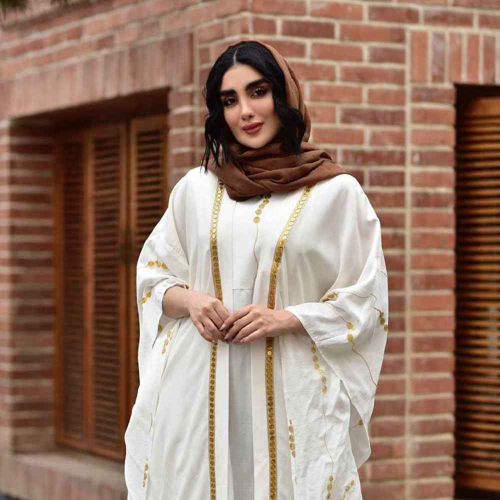 Elegante Schmetterlings-Abaya für Frauen – Luftige Ärmel & Weicher Stoff