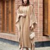 Elegante Schmetterlings-Abaya für Frauen – Luftige Ärmel & Weicher Stoff