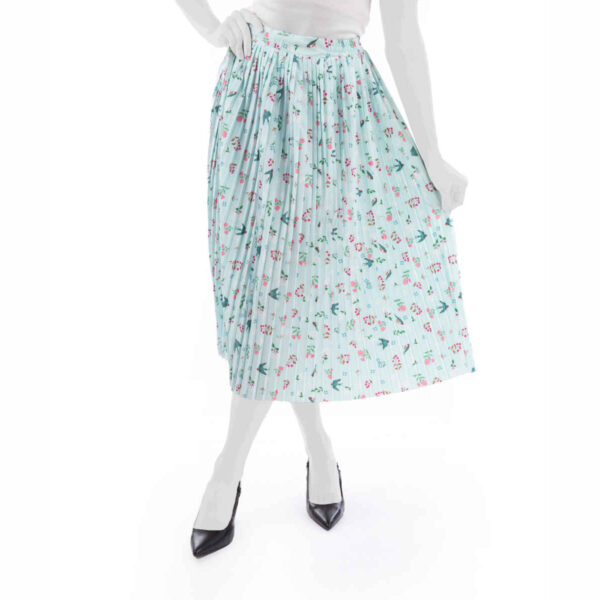 Damen Falten-Midi-Rock Modell Javid