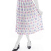 Damen Falten-Midi-Rock Modell Vahab