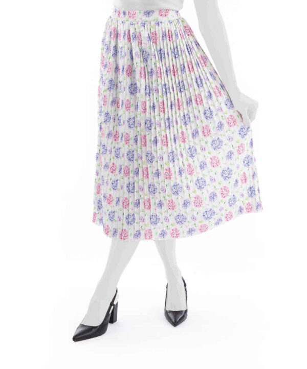 Damen Falten-Midi-Rock Modell Vahab