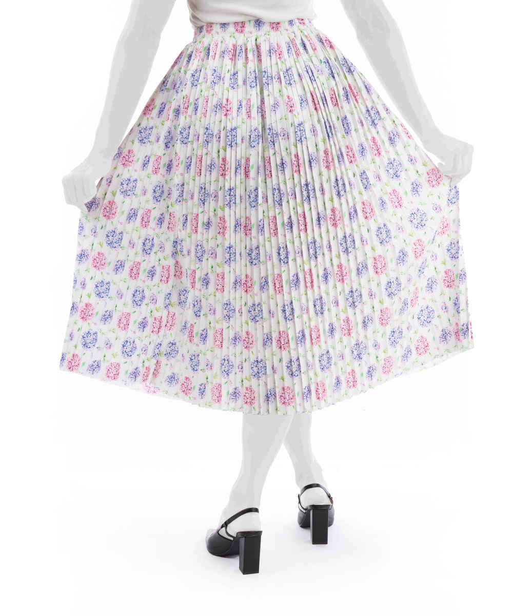 Damen Falten-Midi-Rock Modell Vahab