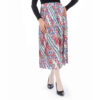 Damen Falten-Midi-Rock Modell Vania