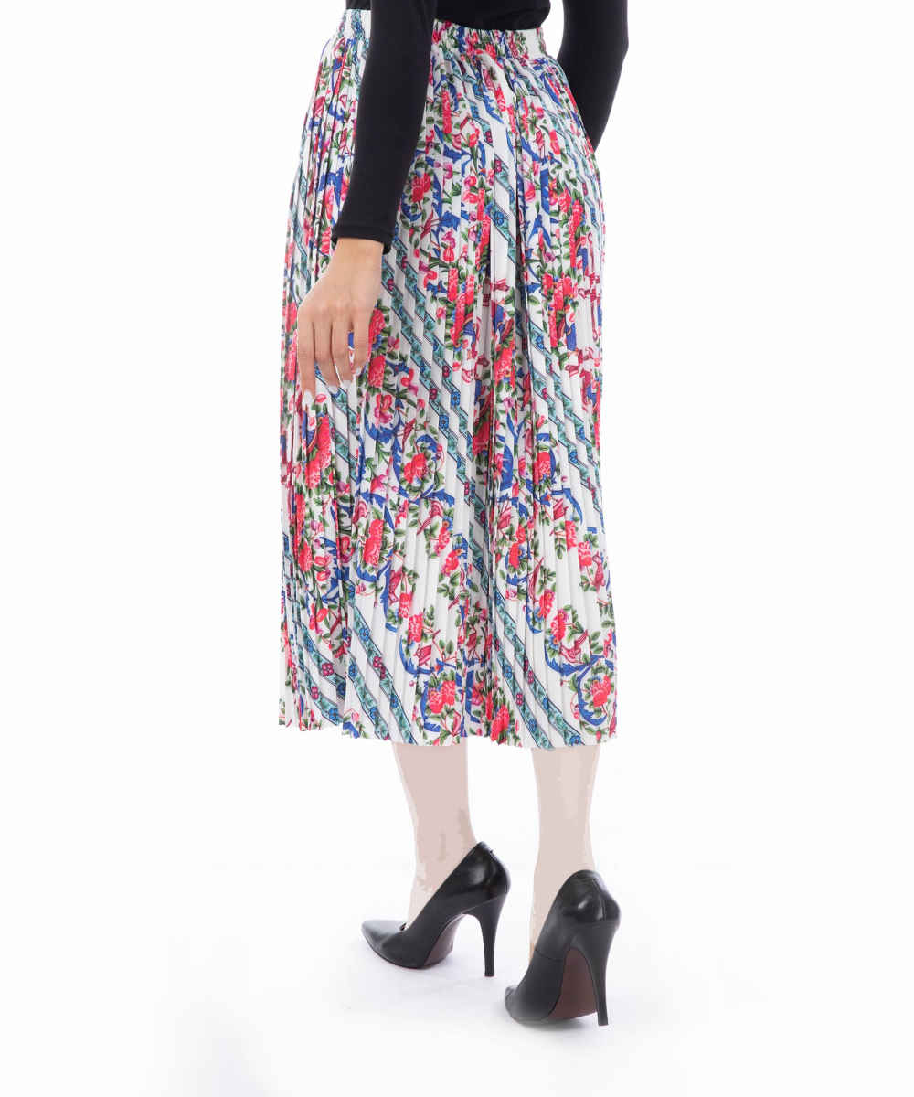 Damen Falten-Midi-Rock Modell Vania