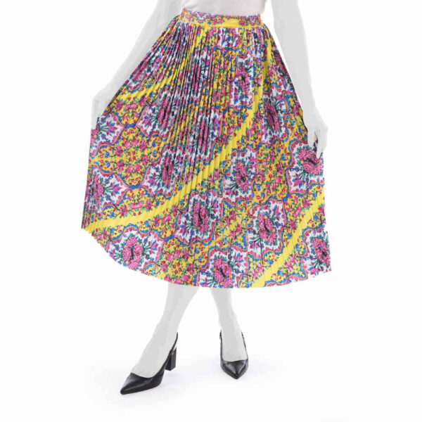 Damen Falten-Midi-Rock Modell Vestay