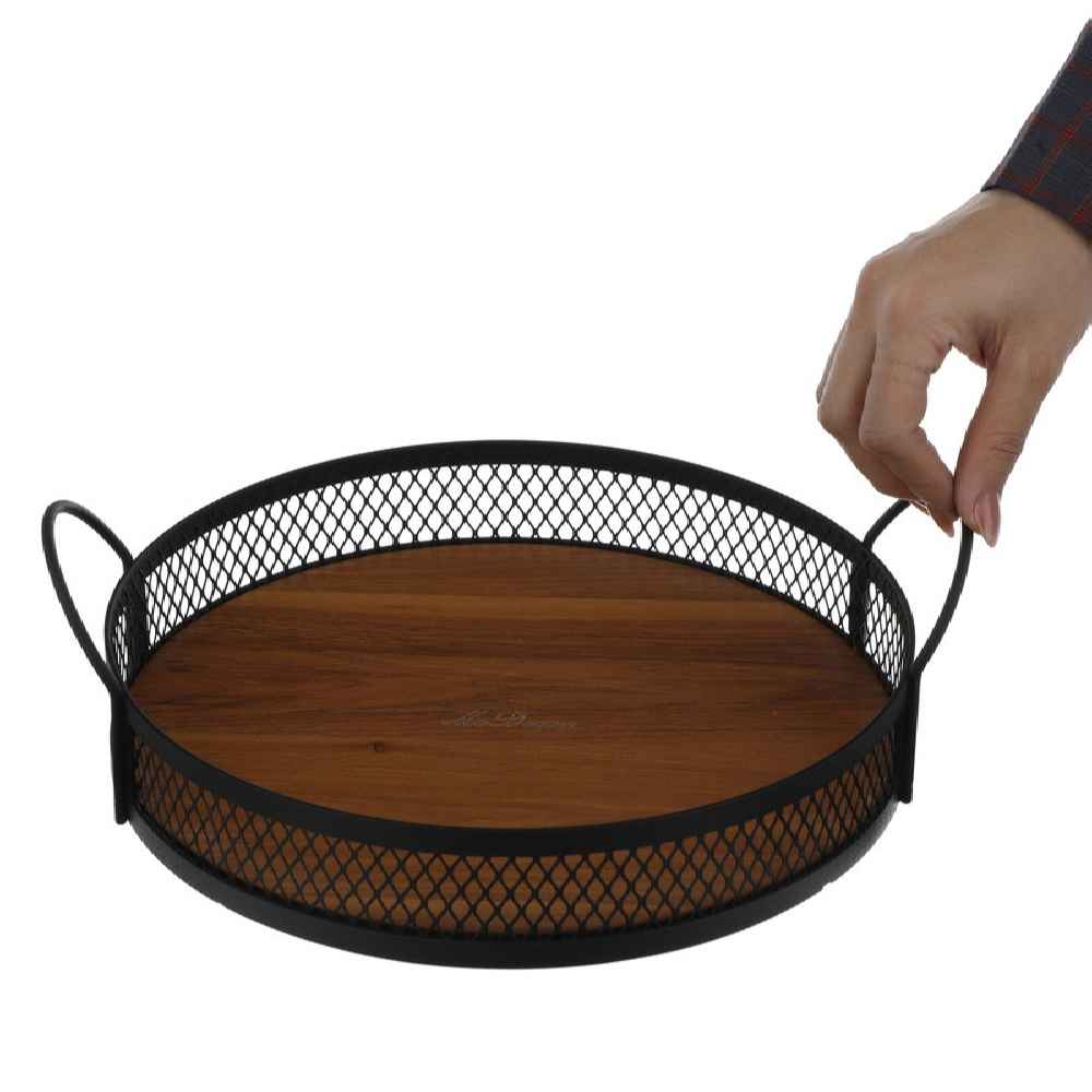 Javaneh Holztablett – Geeignet für Tee oder leichte Erfrischungen