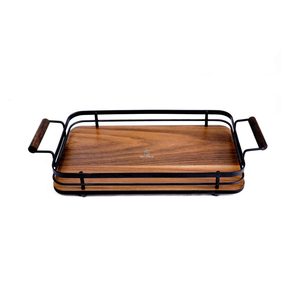 Solikala Tee-Tablett – Einzigartiger Holzstil für Tee, Kaffee & Snacks