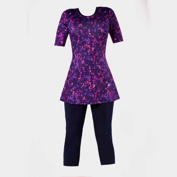 2-teiliges Frauen Kurzarm Badeanzug Modell Maha