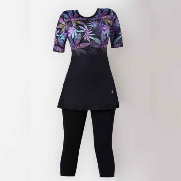 2-teiliges Frauen Kurzarm Badeanzug Modell Sima