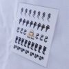 Persische Nagelaufkleber - Kalligrafie Hich-Stil