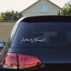 Persianische Kalligraphie Autoaufkleber - Khatere