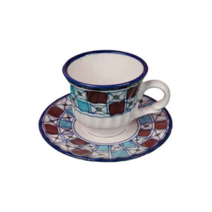 Persisches Teetassenset mit Untertasse - Sonati Keramikdesign