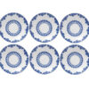 Persische Teetasse - Porzellan mit Samarghand Design (Set mit 6)