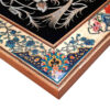 Handgefertigte gerahmte persische gravierte Kupferkunst Farahnaz – Traditionelle Wanddekoration