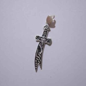 Zulfiqar Schwert Halskette - Islamisches Silber Dhulfaqar Schwert von Imam Ali
