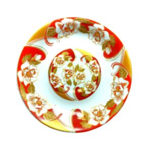 Persische Teetasse – Porzellan mit Azin Design (Set mit 6)